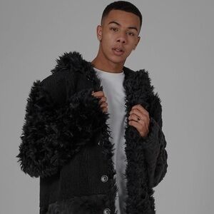 Men’s Topman Faux Fur Jacket
